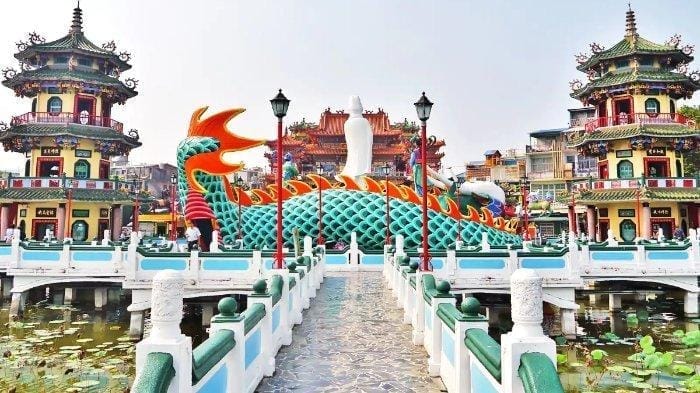 Kaohsiung, kota pelabuhan, metropolitan, Taiwan