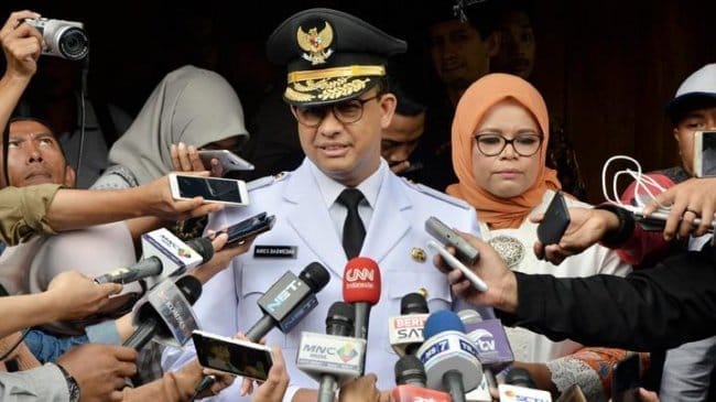 Anies Baswedan, Gubernur DKI, Indonesia
