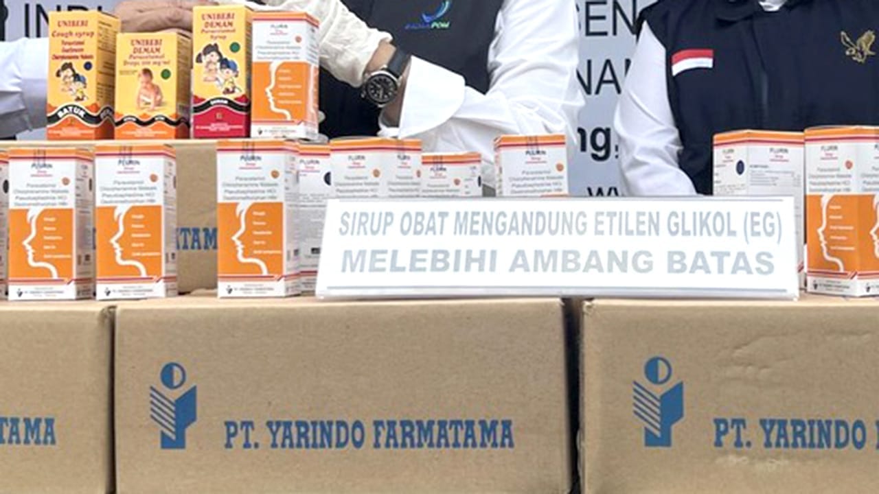 DEG, Dietilen Glikol, EG, Etilen Glikol, Obat, PT Yarindo Farmatama, Sirup