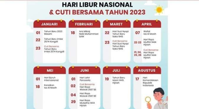 2023, cuti, cuti bersama