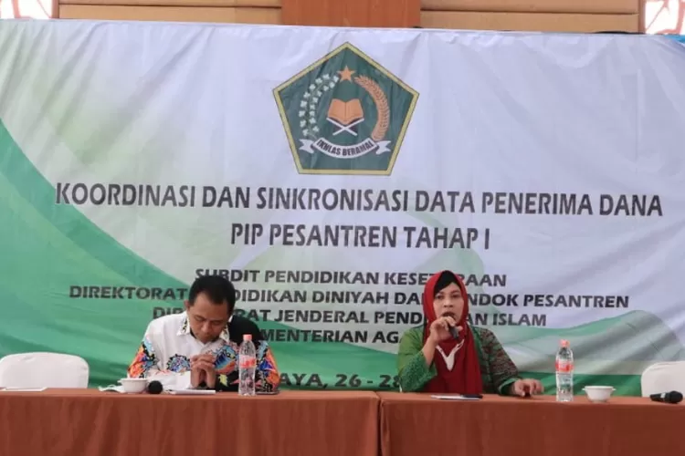 Program Indonesia Pintar, PIP Tahap I, pencairan PIP, Kementerian Agama, Dana BOS, Pesantren, Santri, Direktorat PD Potren, Pendidikan Diniyah Formal, Satuan Pendidikan Muadalah, Pesantren Salafiyah, keluarga PKH
