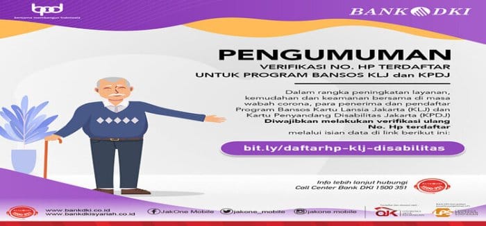 Daftar online KLJ Jakarta untuk lansia Agustus 2024