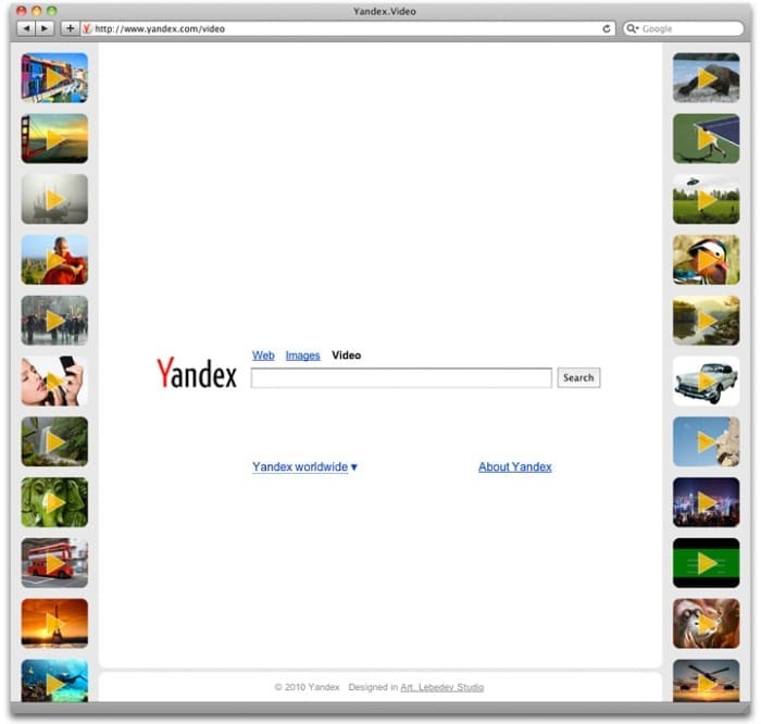 Video Yandex untuk anak-anak