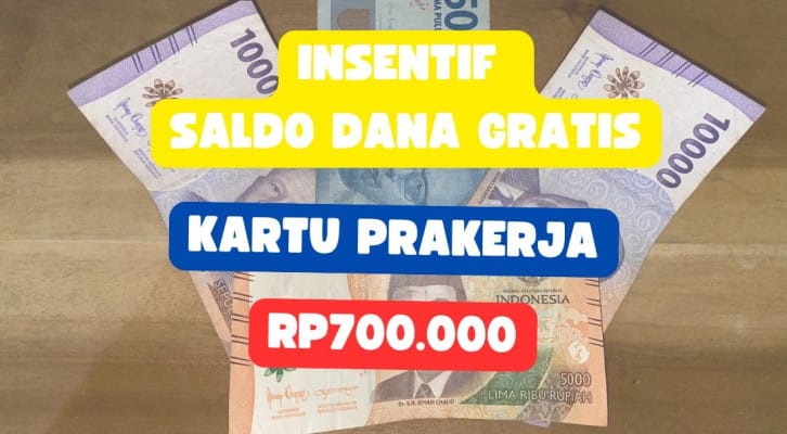Klaim DANA gratis, Program Kartu Prakerja, Syarat daftar Kartu Prakerja, Insentif pelatihan, Upgrade keterampilan, Nomor HP terpilih .