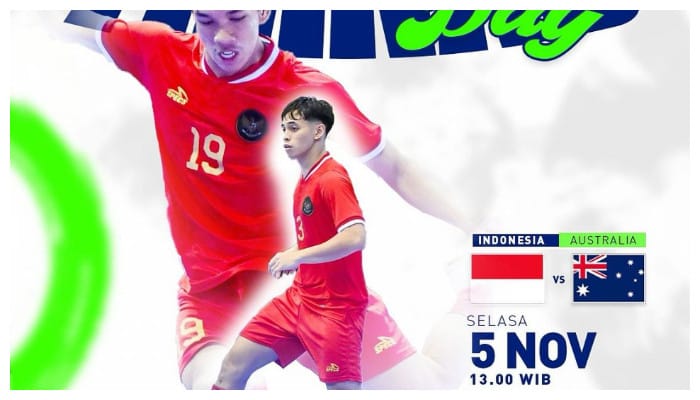 Indonesia vs Australia, live streaming futsal, ASEAN Futsal Championship, link nonton Indonesia, prediksi skor Indonesia Australia, peringkat Timnas futsal, semifinal futsal