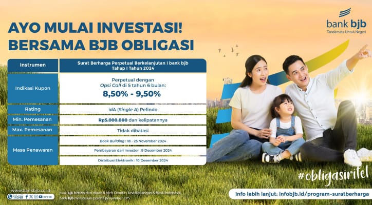 bank bjb, Surat Berharga Perpetual, pasar modal Indonesia, inovasi perbankan, investasi stabil, obligasi rupiah, tambahan modal inti, Pefindo rating, PUB bank bjb, Bursa Efek Indonesia, peluang investasi, kupon reguler, underwriter besar, ekspansi kredit, penguatan permodalan.