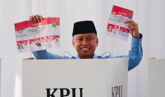 Maesyal Rasyid, Pilkada Tangerang, TPS 26, Poris Plawad Indah, hak pilih, calon bupati Tangerang, Intan Nurul Hikmah, TPS Pakulonan, Tigaraksa, Makan Ulama Banten.