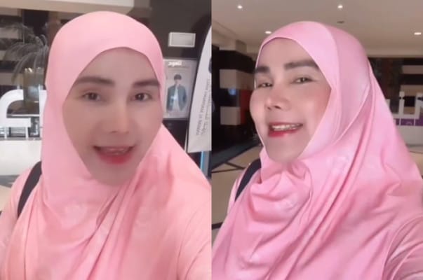 Isa Zega, umroh hijab syari, kecaman DPR, penistaan agama, hijab transgender, Isa Zega Instagram, KUHP 156A