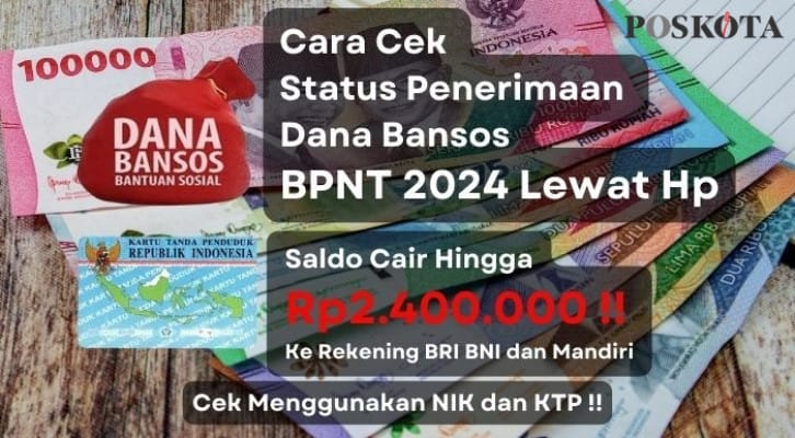 Cek NIK KTP Status Penerima Bansos, Saldo Dana, Bantuan BPNT, Cek Bansos, NIK Terpilih, BPNT 2024, Bansos Cair, Dana Sosial, Penerima Bansos, Syarat BPNT, Cek Status, Bansos November, Dana KPM, Proses BPNT, Bantuan Pangan, Subsidi BPNT, DTKS Kemensos, Penerima KKS, Saldo Rp2.4 Juta, Cek Online, Penerima Bantuan, Verifikasi BPNT, Cek Aplikasi, BPNT