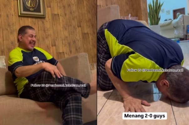 Pak Muh viral , Timnas Indonesia menang , video Pak Muh , Fadil Jaidi ayah , reaksi seru Pak Muh , suporter Timnas Indonesia , video viral Instagram , Marselino Ferdinan gol , Timnas Indonesia 2-0 , Gelora Bung Karno , nasionalisme Pak Muh , kualifikasi Piala Dunia , kemenangan Timnas Indonesia , reaksi netizen Pak Muh , Pak Muh sujud syukur , Pak Muh pelatih .