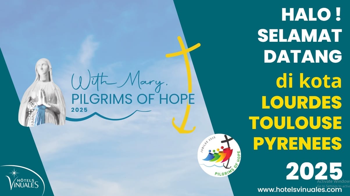 AM Putut Prabantoro, Beatifikasi 100 Tahun, Destinasi Ziarah Dunia, Farida, Grand Hotel Gallia, Gua Maria Lourdes, Holy Door Vatikan, Kapel St Gildard, Kasih Umat Katolik, Lourdes, Mayong Suryo Laksono, Michael, Michael Sukarelawan, Mukjizat Lourdes, Patrick Vinuales, Paus Fransiskus, Pengampunan dan Rekonsiliasi, Perayaan 14 Juni 2025, Peristiwa Penampakan Bunda Maria, Peziarah Harapan, Pintu Suci Vatikan, Pyrenees Prancis, Relawan Lourdes, Sergio Mella, St. Bernadette Soubirous, Tahun Yubileum 2025, Toulouse Prancis