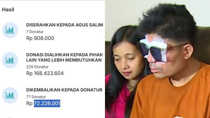 Donasi Agus Salim, Pratiwi Noviyanthi, Teh Novi, uang donasi kembali, donatur Agus Salim, polemik donasi, drama donasi Agus Salim, donasi air keras, polling donasi, Farhat Abbas, donasi dikembalikan, Agus Salim uang, penyiraman air keras, bantuan Agus Salim, donasi agus salim, agus salim