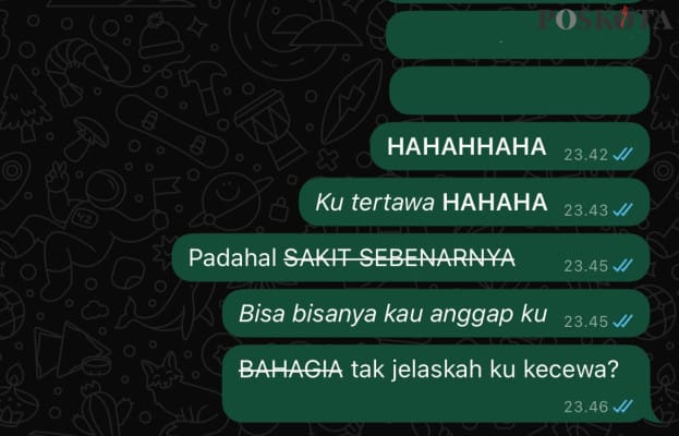 Tulisan WhatsApp keren, teks tebal WhatsApp, font miring WA, cara membuat teks coret, tips gaya chat, ubah tulisan WhatsApp, tulisan bergaris unik, efek teks WA, WhatsApp tebal miring, font keren WhatsApp, tulisan beda di chat, teks estetis WhatsApp, font khusus WA.