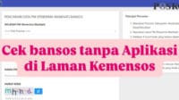 Cara Cek Bansos, Pengecekan Bansos Kemensos, Bantuan Sosial Tanpa Aplikasi, Cek Status Bantuan