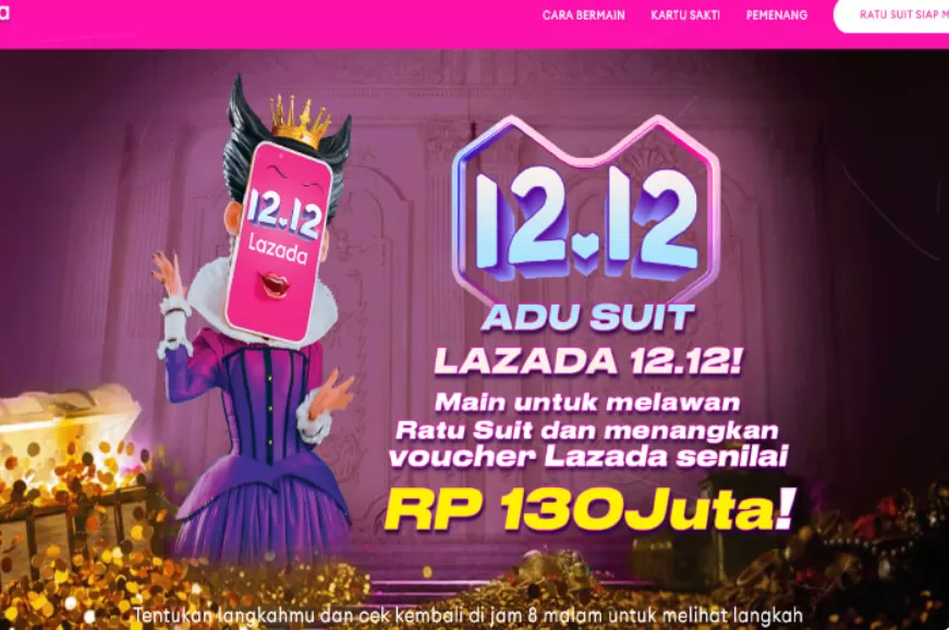 adu suit lazada 12.12, adu suit, lazada 12.12, Adu Suit Lazada, Cara Main Adu Suit, Voucher Lazada 12.12, Game Adu Suit, Kartu Sakti Lazada, Harbolnas Lazada 2024, Link Adu Suit, Lazada Voucher Rp130 Juta, Adu Suit Harbolnas, Lazada 12.12 Event, Adu Suit Lazada, Lazada 12.12, Voucher Rp130 Juta, Promo Habis-Habisan, Diskon Hingga 90%, Flash Sale Lazada, Game Adu Suit, Tantang Ratu Suit, Voucher Eksklusif Lazada, Gratis Ongkir Lazada