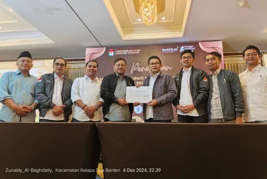 Pilkada Tangerang, Maesyal-Intan menang, pasangan calon Bupati, rekapitulasi suara Pilkada, KPU Kabupaten Tangerang, hasil suara sah, pasangan Mad Romli, pasangan Zulkarnain-Lerru, Forpimda Tangerang,