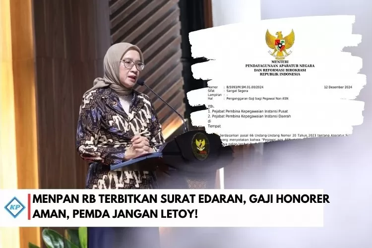 gaji honorer, surat edaran, MenPAN RB, honorer aman, proses PPPK, seleksi honorer, UU ASN, pengangkatan PPPK, gaji tetap, PPPK paruh waktu, tenaga non-ASN, instansi pemerintah, kebijakan honorer, surat edaran MenPAN, ASN 2024