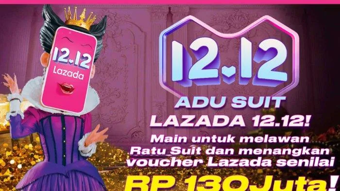 adu suit lazada 12.12, adu suit, lazada 12.12, Adu Suit Lazada, Cara Main Adu Suit, Voucher Lazada 12.12, Game Adu Suit, Kartu Sakti Lazada, Harbolnas Lazada 2024, Link Adu Suit, Lazada Voucher Rp130 Juta, Adu Suit Harbolnas, Lazada 12.12 Event