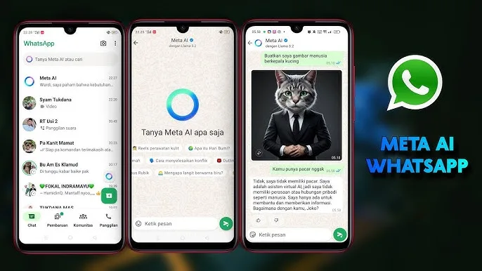 aplikasi meta ai whatsapp, meta ai whatsapp, meta ai, Meta AI WhatsApp, Cara Aktifkan Meta, Hapus Meta AI, Fitur AI WhatsApp, Update WhatsApp Terbaru, Cara Update WhatsApp, Meta AI Android, Meta AI iOS, Aktifkan AI WhatsApp, Cara Pakai AI, Trik Hapus AI, WhatsApp AI Update
