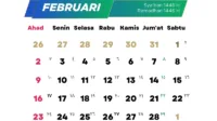 kalender februari 2025, kalender februari, weton jawa, kalender hijriah, kalender masehi, februari 2025, weton jawa februari, kalender islam 2025, hari baik jawa, jadwal hijriah, puasa syakban, kalender jawa februari
