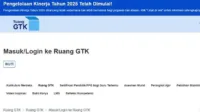 Ruang GTK, cara login, aplikasi guru, login Ruang GTK, belajar guru, modul ajar, reset password, pelatihan guru, link Ruang GTK