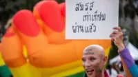 Pernikahan sejenis, bendera pelangi, UU kesetaraan, LGBTQ Thailand, Thailand nikah sejenis, hak pasangan sesama jenis, nikah massal, transgender Thailand, Thailand ASEAN pertama, UU LGBTQ
