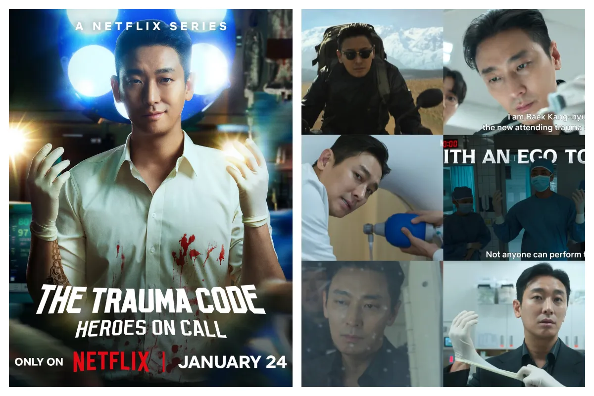 Drama Korea, Netflix 2025, The Trauma Code, populer di Korea, Ju Ji Hoon, Baek Kang Hyeok, serial medis, rumah sakit universitas, Choo Yeong Woo, Yang Jae Won, karakter mentor, cerita emosional, drama medis intens, kisah trauma, peringkat pertama, tayang global, momen menyentuh.