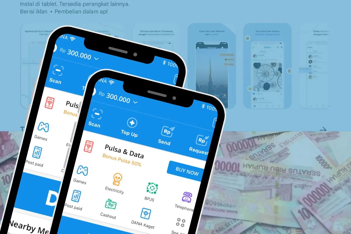 Saldo DANA gratis, link DANA Kaget, aplikasi DANA, dompet elektronik, saldo Rp115.000, cara klaim DANA, uang gratis, saldo DANA hari ini, pemenang DANA