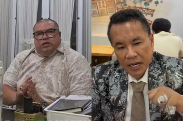persidangan ricuh, Hotman Paris, Razman Nasution, pencemaran nama, sidang heboh, aksi Razman, bukti baru, kasus hukum, pengacara terkenal, media sosial, mental tempe, debat panas, hakim skors, ekspresi mengejek, dorongan petugas, bukti chatting, bela diri, kursi saksi, protes sidang, rival pengacara