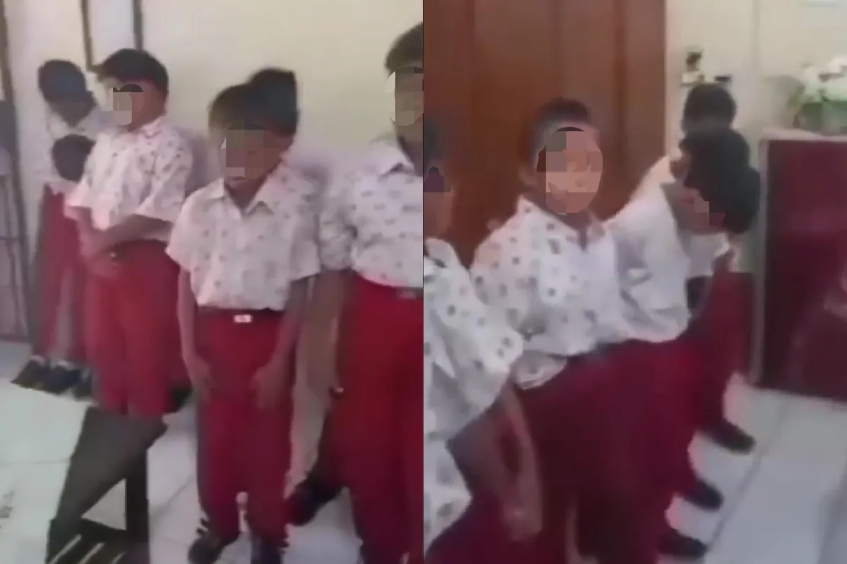 siswa SD, miras oplosan, viral di media sosial, generasi emas, Kediri 2024, campuran obat, interogasi guru.