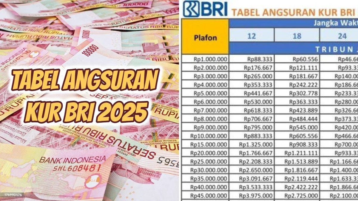 KUR BRI, angsuran KUR, cicilan ringan, kredit usaha, bunga rendah, UMKM maju, bisnis lancar, pinjaman modal, syarat KUR, tabel angsuran, cara pengajuan, KUR 2025, plafon KUR, suku bunga, kredit mikro, investasi usaha, pinjaman BRI, debitur UMKM, modal kerja, KUR kecil, Tabel KUR BRI 2025