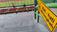 Persija vs Persib, stadion rusak, euforia suporter, kerusakan fasilitas, stadion Patriot, euforia berlebihan, Persija Jakarta, kerusakan stadion