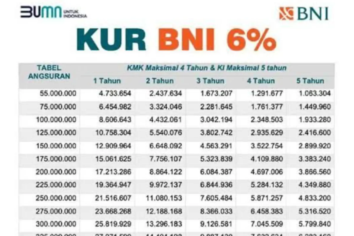 pinjaman modal usaha, KUR BNI, bunga rendah, pinjaman mikro, pinjaman kecil, syarat KUR BNI, pengajuan KUR, KUR 2025, usaha berkembang, cicilan KUR BNI