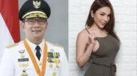 Lisa Mariana, Ridwan Kamil, konferensi pers, hotel yang sama, hubungan gelap, biaya anak, hamil, janji Ridwan Kamil