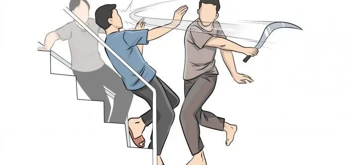 PhotoCollage_1667933643037 RPJ, pembacokan, orang tak dikenal, warung malam, RSUD Koja, Polsek Koja, olah TKP, Jakarta Utara, penyelidikan, cedera tangan