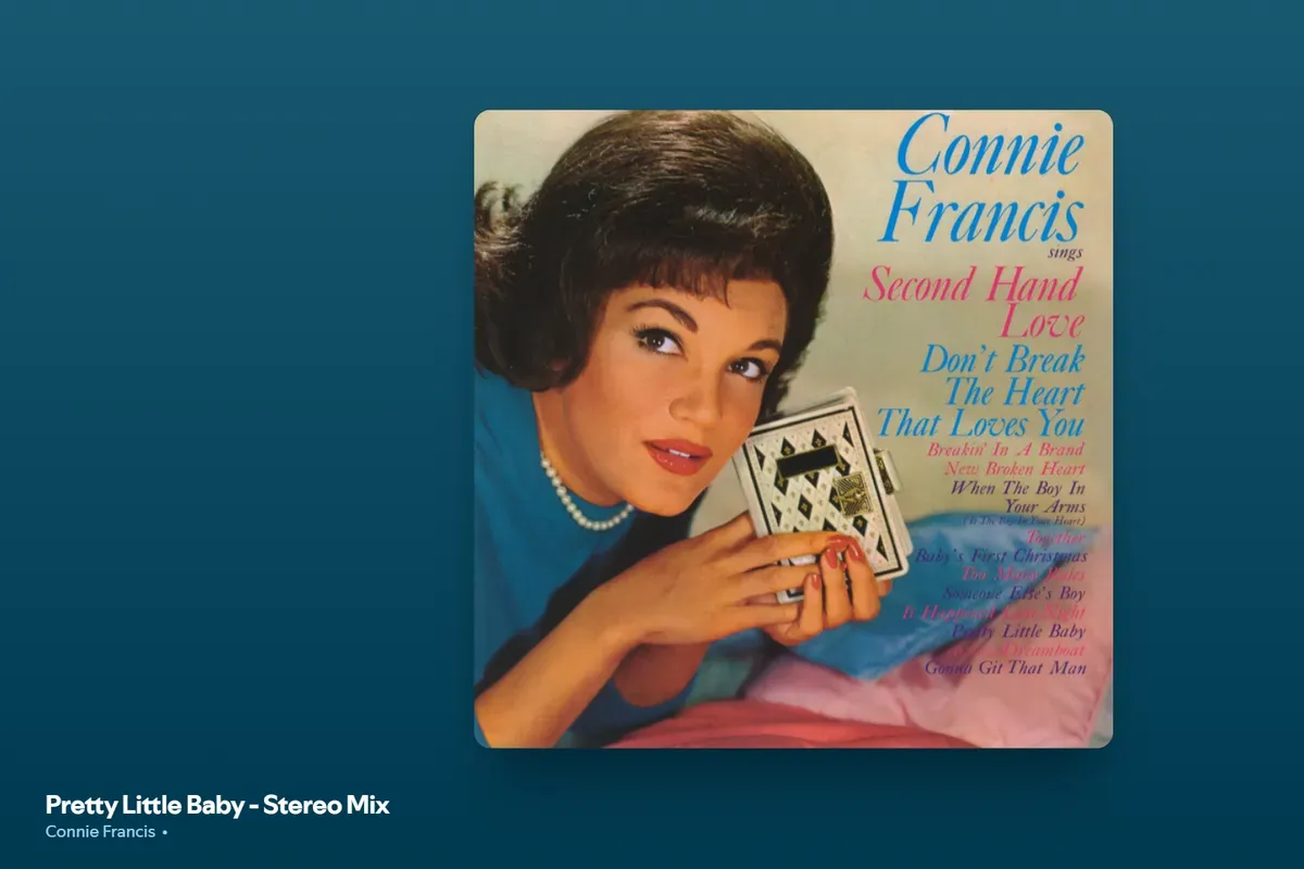 agu TikTok viral, Pretty Little Baby, Connie Francis, lirik lagu lawas, tren lagu TikTok, lagu 60an viral, musik nostalgia