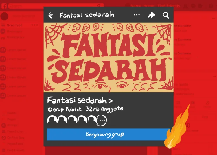 Grup Fantasi Sedarah, Konten Menyimpang Facebook, Predator Anak Online, Moderasi Lemah Medsos, Grup Suka Duka, Pelecehan Seksual Online, Viral di Medsos, Komunitas Penyimpangan Seksual, Facebook Tidak Tanggap, Netizen Marah Besar