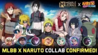 MLBB Naruto, skin eksklusif Naruto, voice line MLBB, kolaborasi anime game, suara hero MLBB, Naruto di Mobile Legends, event MLBB x Naruto, karakter Naruto MLBB, Moonton x Naruto, suara ikonik anime