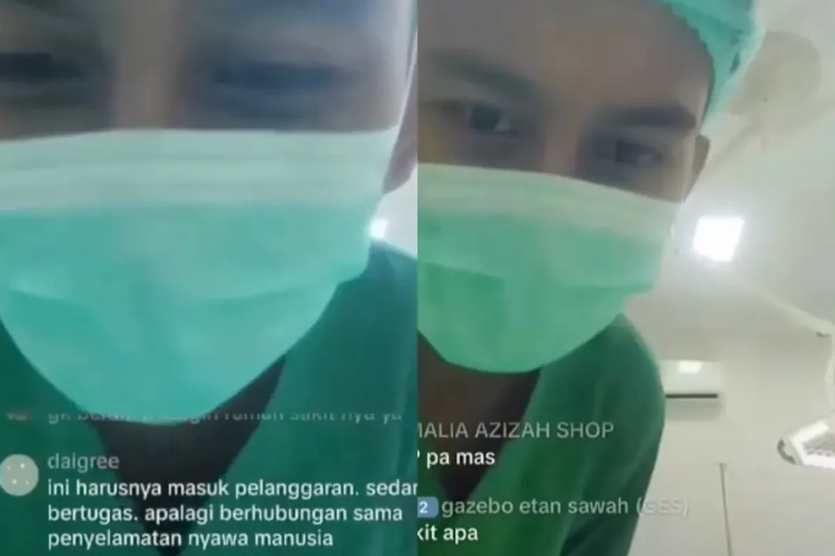live TikTok, operasi sesar, tenaga kesehatan, kode etik, viral nakes, RS PKU Mojoagung, pemecatan nakes