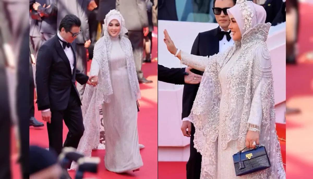 Syahrini Cannes, klaim UNESCO, penghargaan palsu, acara pribadi, klarifikasi resmi, Listen to Her Parole, United Society Council, netizen bingung, selebriti viral, isu misleading