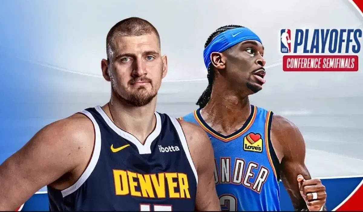 Oklahoma City Thunder, Denver Nuggets, Game 5, NBA Playoffs, Semifinal Barat, Vidio, Nikola Jokic, DaRon Holmes, Hunter Tyson, Live Streaming