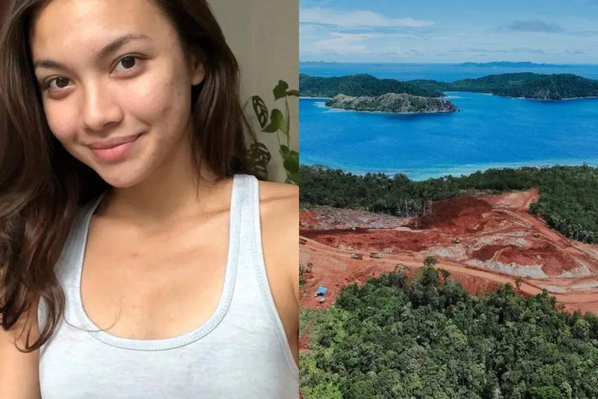 aktivis lingkungan muda, tambang nikel raja ampat, greenpeace indonesia, selebriti peduli lingkungan, suara perempuan muda, kapal misterius kejar, pulau rusak tambang, viral aksi angela, penyelamatan surga laut, selebriti jadi aktivis