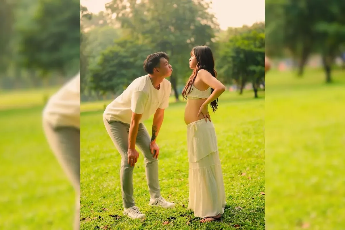 Nita Vior hamil, baby bump viral, Vincent Kosasih, pasangan muda hits, pengumuman kehamilan, TikTok bumil, mantan pro player, atlet basket Indonesia, pasangan serasi, inisial nama bayi