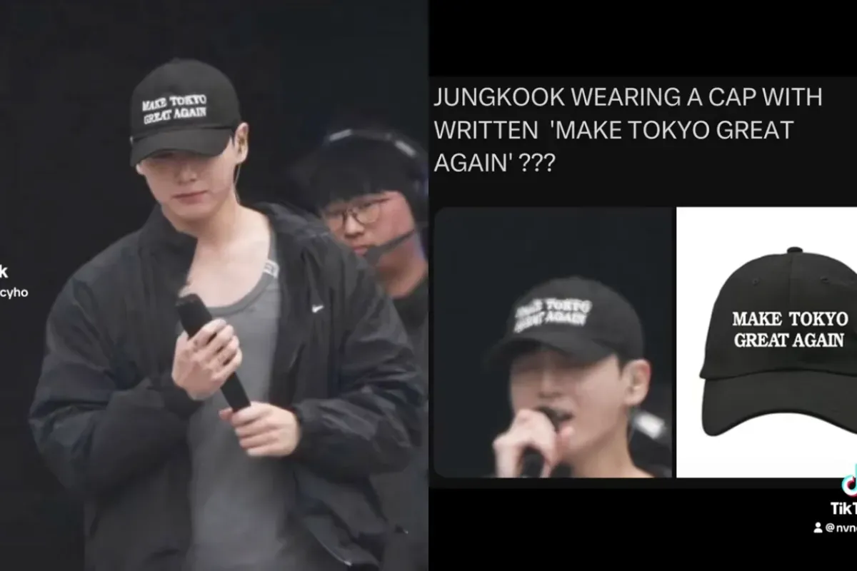 topi kontroversial jungkook, bts festa 2025, make tokyo great again, klarifikasi jungkook weverse, frasa politis sensitif, viral di tiktok, respon netizen korea, jungkook minta maaf, sejarah anti korea, simbol publik figur