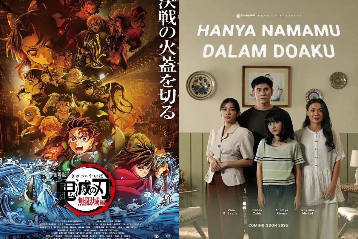 film Agustus 2025, Pamali Tumbal horor, Panggil Aku Ayah, La Tahzan Marshanda, film anime Kimetsu, drama Vino Bastian, rekomendasi film bioskop