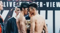 petarung viral, Kkajhe vs Aziz, Byon Combat, laga sengit, muay thai Indonesia, fashion Papua, influencer petarung, viral parlente, jagoan ring, showbiz tarung