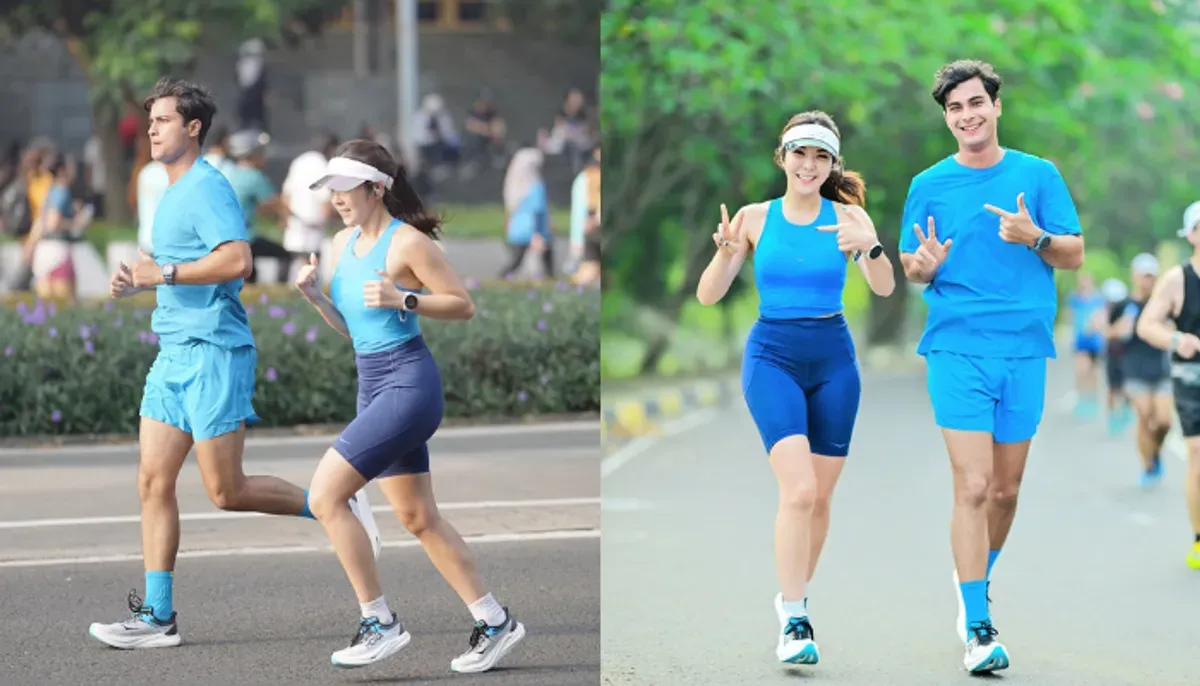 lari pagi romantis, ultah cinta brian, gisel cinta brian, pasangan beda usia, couple goals Indonesia, momen ulang tahun, hubungan artis viral