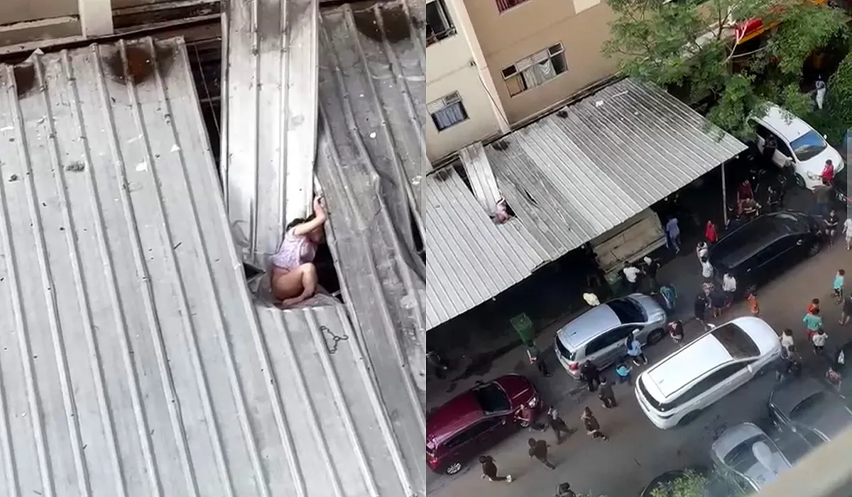 Anita lompat balkon, lantai 19 Kalibata, panik apartemen, gangguan jiwa penghuni, cewek lompat apartemen, kejadian Kalibata City, balkon tower Jasmine, penghuni asing gangguan mental, patah tulang kaki, kejadian viral apartemen