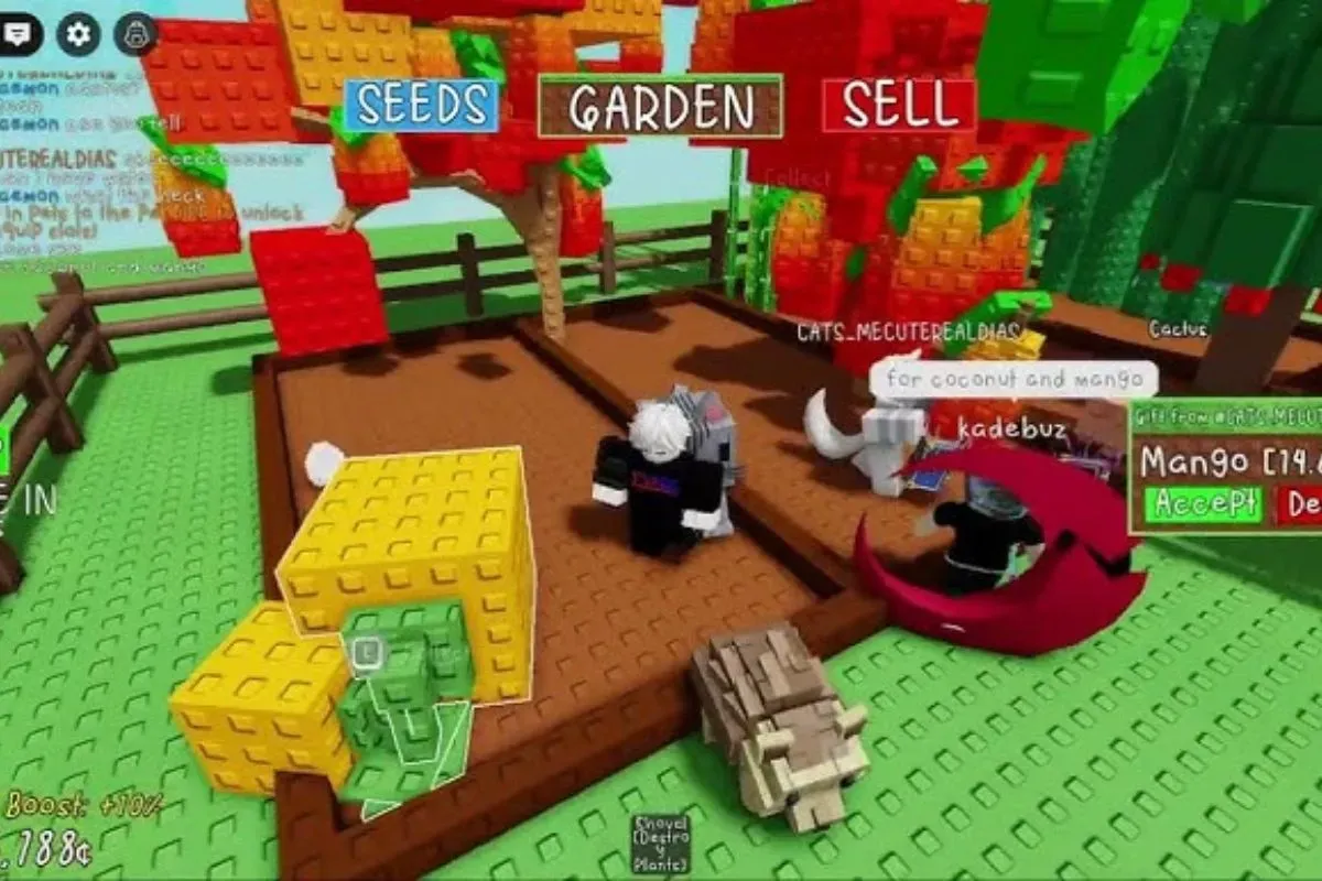 pollinated mutation, grow a garden, roblox farming, bee swarm, golden bee, mutation spray, game roblox