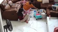baby sitter, kekerasan bayi, victory ravensun, afifah riyad, rekaman CCTV, viral kekerasan, netizen cari, kasus penganiayaan